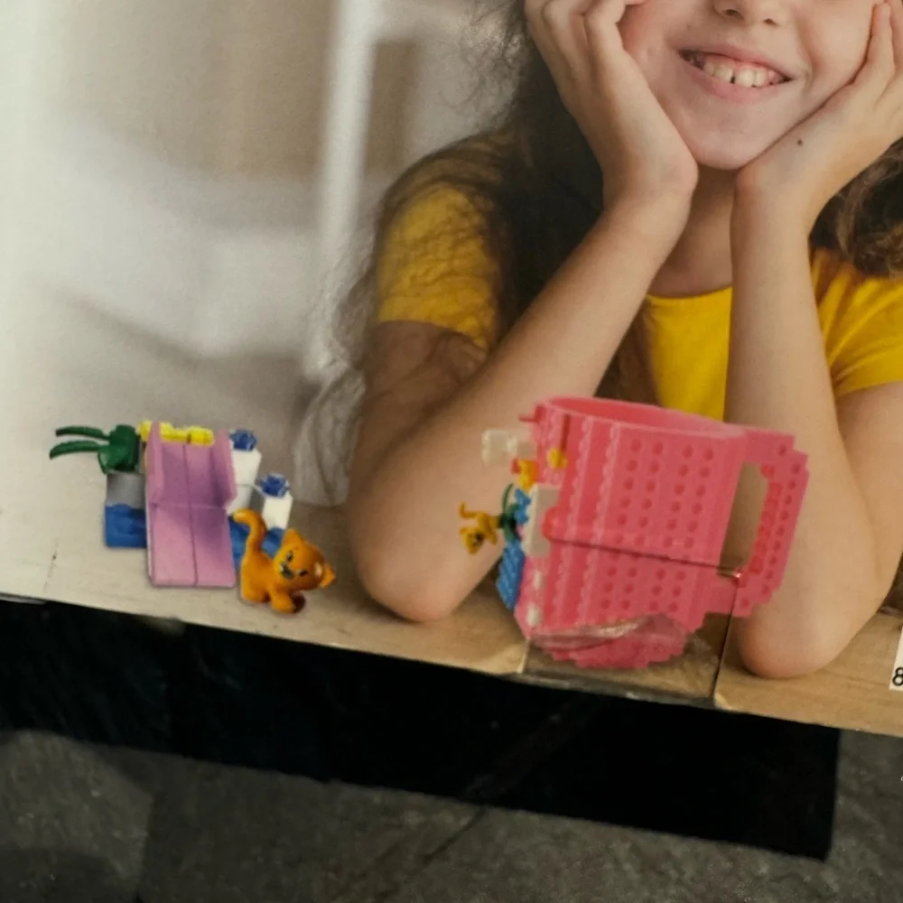 DIY Building blocks mug!! Sparks CREATIVITY, change it over and over, SO FUN🎉🎉